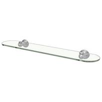 Haceka Allure lentynėlė, matinio chromo stiklinė 60cm