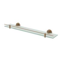 Haceka Kosmos lentynėlė stiklinė, braižyto vario spalvos 60cm