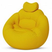 Medisana RS200 bubble tipo masažo krėslas sofa geltona