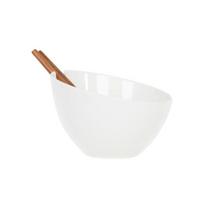 Salotų dubuo su įrankiais Homla MOOKA, 24 cm