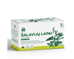Šalavijų lapai, žolelių arbata, kvėpavimo takams, Švenčionių vaistažolės, 24 pakelių