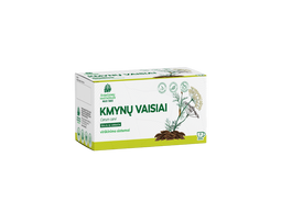 Kmynų vaisiai, žolelių arbata, virškinimo sistemai, Švenčionių vaistažolės, 24 pakeliai