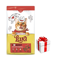 VERSELE-LAGA Lara Adult Beef 7kg - Suaugusių kačių ėdalas su jautienos skoniu + Staigmena katei
