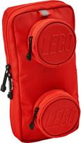 LEGO 1x2 kaladėlės formos kuprinė, ryškiai raudona