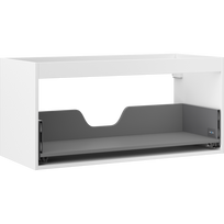 Mexen Box-A korpus praustuvo spintelės, 100 cm, 1 stalčius, balta matinė - 91AX0-1000-470-1-01