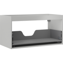 Mexen Box-A korpus po kriaukle 90 cm, 1 stalčius, pilka matinė - 91AX0-0900-470-1-62