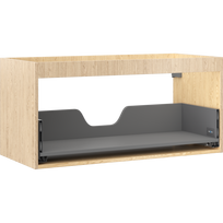 Mexen Box-A korpus vonios spintelė po praustuvu 100 cm, 1 stalčius, ąžuolas - 91AX0-1000-470-1-81