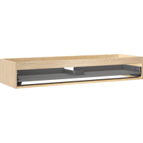Mexen Box-A praustuvo spintelės korpusas 140 cm, 1 stalčius, ąžuolas - 91AX0-1400-235-1-81