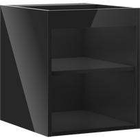 Mexen Box-A spintelės po praustuvu korpusas 40 cm, juodas blizgesys - 91AX1-0400-470-1-70