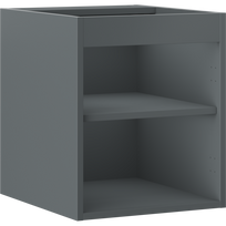Mexen Box-A spintelės korpusas po praustuvu 40 cm, matinė grafitas - 91AX1-0400-470-1-66