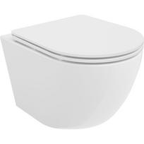 Mexen Lena WC dubuo be ratlankio Tornado su lėtai užsiveriančiu slim dangčiu, duroplastikas, baltas blizgus - 30220300T