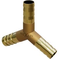 Mexen BRASS žalvarinis Y formos trišakis sujungimas žarnai 8 x 8 x 8 mm - W97429-080808
