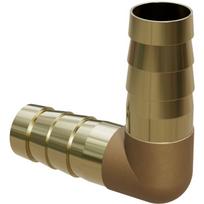 Mexen BRASS žalvarinis alkūninis žarnos jungtis 10 x 10 mm - W97431-1010
