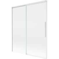 Mexen Rox 2-dalių stumdomas dušo užuolaidų perėjos durys 140 x 150 cm, permatomas, baltas - 8C9-140-001-20-00