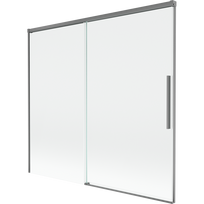 Mexen Rox dušo sienelė 2 dalių, 170 x 150 cm, permatoma, ginklų metalo - 8C9-170-001-95-00
