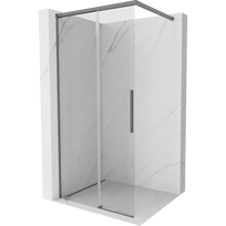 Mexen Rox dušo sienelė Walk-in 120 x 200 cm, skaidrus 8 mm, tamsus metalas - 8C2-120-003-95-00