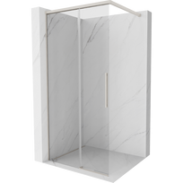 Mexen Rox dušo sienelė Walk-in 120 x 200 cm, skaidri 8 mm, šlifuoto nikelio - 8C2-120-003-97-00
