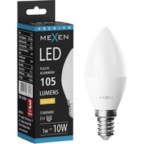 Mexen Nova LED lemputė E14, C37, 1W, Šilta - 3000K, 105 lm - L102-E14-0130-01