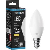 Mexen Nova LED lemputė E14, C37, 4W, Šilta - 3000K, 420 lm - L102-E14-0430-01