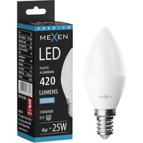 Mexen Nova LED lemputė E14, C37, 4W, Šalta - 6500K, 420 lm - L102-E14-0465-01