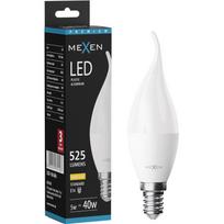 Mexen Nova LED lemputė ugnelė E14, C37, 5W, Šilta - 3000K, 525 lm - L106-E14-0530-01