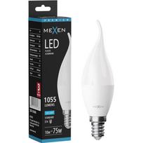 Mexen Nova LED lemputė liepsna E14, C37, 10W, Šalta - 6500K, 1055 lm - L106-E14-1065-01
