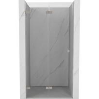 Mexen Lunar-F lankstomos dušo durys kairiosios 50 cm, permatomos, šlifuotas nikelis - 836-050-000-97-00-L