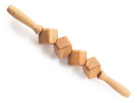 Wooden massage roller, cube