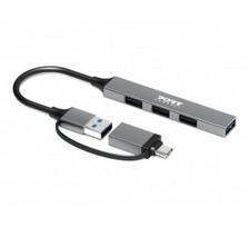 PORT CONNECT | HUB USB-C/USB-A 4 ports USB-A 3.0 5Gbps | 900160