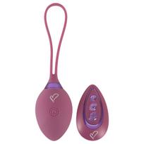 Beau Coeur Rovana - nešiojamas radijo bangomis valdomas vibruojantis kiaušinėlis (violetinis)