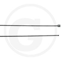 Trosas su cilindru 1,25 mm x 2000 mm. Skersmuo 3,00 mm Ø x 3,50 mm