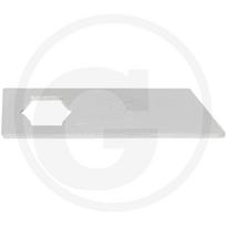 Aeravimo peilis MTD 91 mm 1540P, 4035VG, 5540P, BL1030EV, BL1540EV, BL3540BV, BL5540BV, Campus 30V, GLS4055, GLS5055, UV4000B, V30, V40B, VE30, VE40, VG40, VG45B, VT40, YM5516V, YM5518V, YM5521V, 781-04016B, 78104016B, 781-04016A, 78104016A