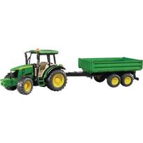 Bruder traktorius John Deere 5115M su priekaba 02108