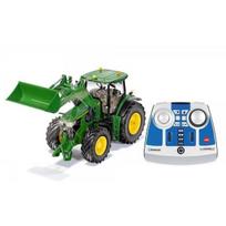Siku traktorius John Deere 7310R su priekiniu krautuvu, Bluetooth nuotolinio valdymo pultu ir programėlių valdymu, 6795