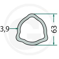 Kardano vamzdis Weasler 427612-6304-100