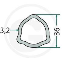 Kardano vamzdis Weasler 427612-3603-100