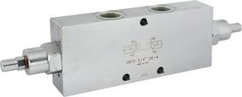Dvigubas srauto valdymo ir atbulinis vožtuvas VBCD DE A, G3/4", C056V0435