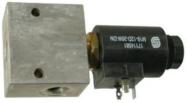 Elektrinis hidraulinis vožtuvas 2/2 SVP10NC 24VDC A08, SVP10NC004