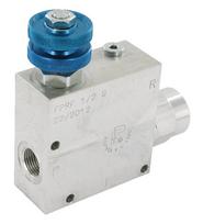 Srauto valdymo vožtuvas 3 krypčių 1/2" 50-90 l/min, FPRF12G