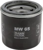 Tepalo filtras MANN-FILTER W65