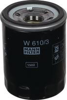 Tepalo filtras MANN-FILTER W6103