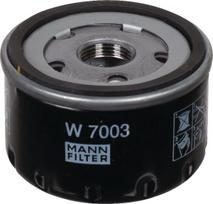 Tepalo filtras MANN-FILTER W7003