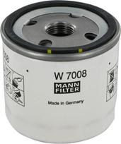 Tepalo filtras MANN-FILTER W7008