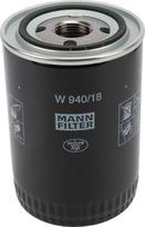 Tepalo filtras MANN-FILTER W94018