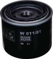 Tepalo filtras MANN-FILTER W81181