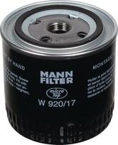 Tepalo filtras MANN-FILTER W92017