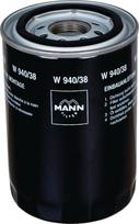 Tepalo filtras MANN-FILTER W94038