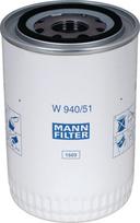 Tepalo filtras MANN-FILTER W94051
