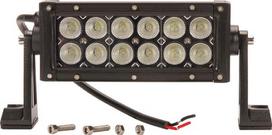 LED Bar žibintas 36W, 3060lm, 12/24V, balta, 198.6x79.5mm, kabelis, 12 LED LA10302