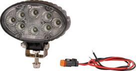 LED darbo žibintas ovalus 24W, 1920lm, 10-30V, 130x53x78mm 8 LED LA10085